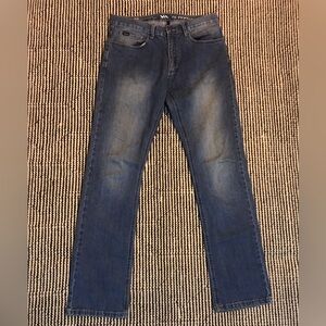 RVCA Men's Straight Blue Jeans